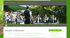 Desktop Screenshot of oberpfaelzer-seenland-musikanten.de