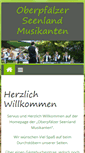 Mobile Screenshot of oberpfaelzer-seenland-musikanten.de